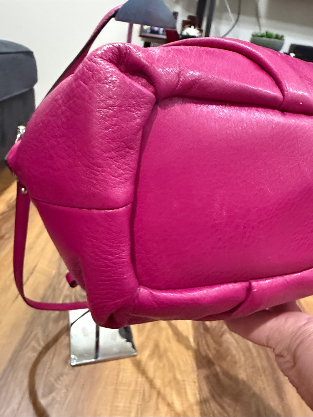 Coach Madison Isabelle Magenta Leather Shoulder/Crossbody Bag (#21224)(EUC) - Picture 7 of 17